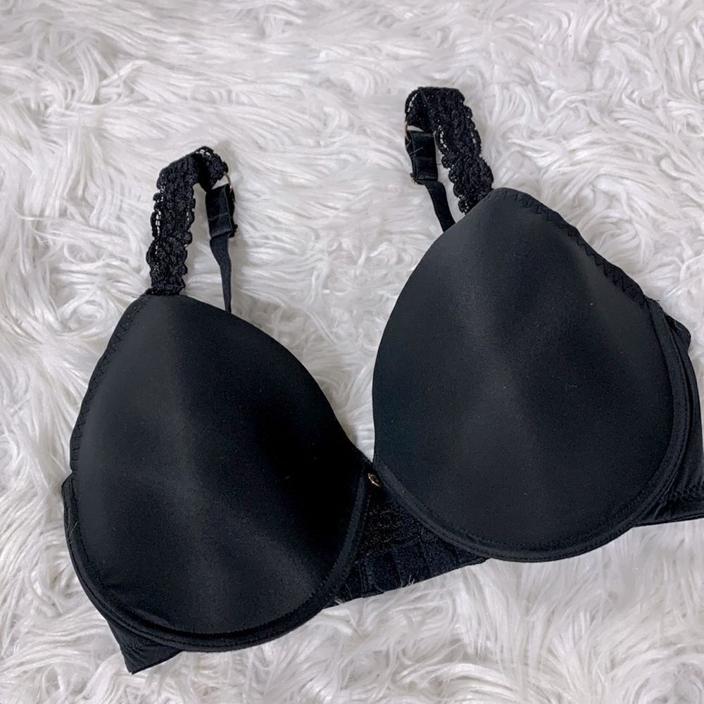 NATORI underwire molded bra lace strap detail adjust strap women size 32DDD